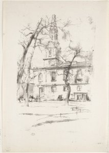 St. Giles-in-the-Fields by James Abbott McNeill Whistler