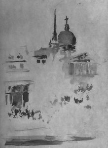 St. Pauls, c1884 by James Abbott McNeill Whistler
