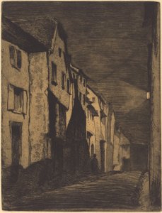 Street at Saverne, 1858 by James Abbott McNeill Whistler