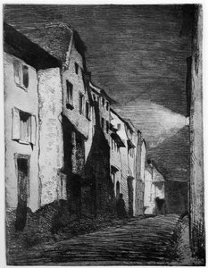 Street at Saverne, 19th century 1904