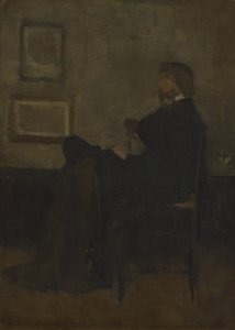 Study for Arrangement in Grey and Black, No. 2: Portrait of Thomas Carlyle