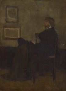 Study for Arrangement in Grey and Black, No. 2: Thomas Carlyle