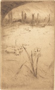 Swan and Iris by James Abbott McNeill Whistler