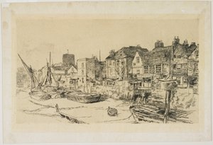 The Adam and Eve, Old Chelsea by James Abbott McNeill Whistler