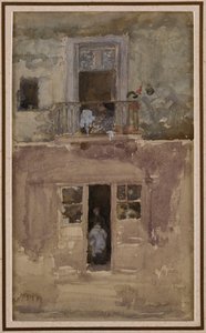 The Balcony by James Abbott McNeill Whistler
