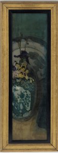The Blue Girl fragment: Purple and Blue by James Abbott McNeill Whistler