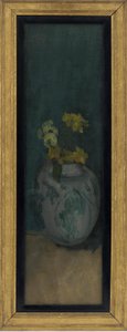 The Blue Girl fragment: Yellow and Blue, 1872-1876 by James Abbott McNeill Whistler