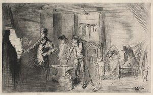 The Forge by James Abbott McNeill Whistler