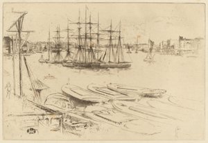 The Large Pool, c. 1879 by James Abbott McNeill Whistler