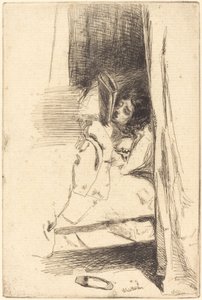 The Slipper by James Abbott McNeill Whistler