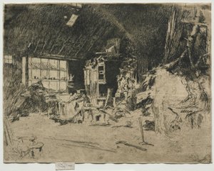 The Smithy by James Abbott McNeill Whistler