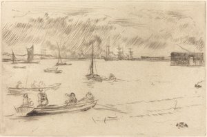The Thames Towards Erith, c. 1877