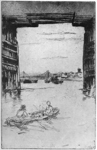Under Old Battersea Bridge by James Abbott McNeill Whistler