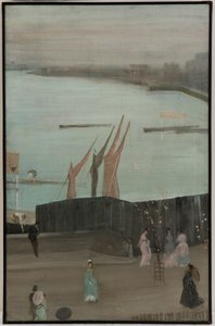 Variations in Pink and Grey: Chelsea by James Abbott McNeill Whistler