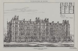 Cadogan Terrace, Cadogan and Hans Place Estate, Chelsea, 1879 by James Akerman