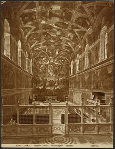 Sistine Chapel by Michelangelo by James Anderson