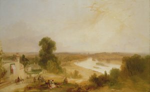 View of the River Thames from Richmond Hill, 1835