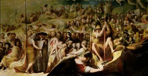 Elysium, or the State of Final Retribution: Detail of Scientists and Philosophers