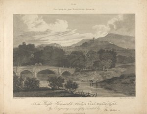 Clitheros from Eadsford Bridge by James Basire
