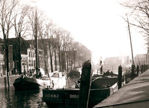 Canal boats, Dordrecht, Netherlands