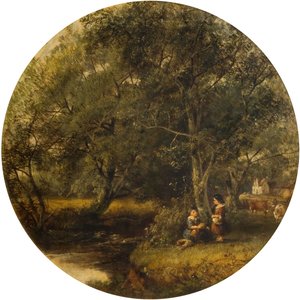 The Stream, 1875 by James Baylis Allen