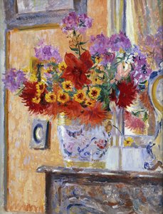 Flowers in the Salon, Chateau de Nanteuil