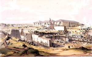 Building the Stationary Engine House, Camden Town, April 28th 1837