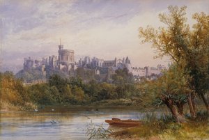A View of Windsor Castle from the Thames
