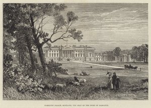 Hamilton Palace, Scotland, the Seat of the Duke of Hamilton