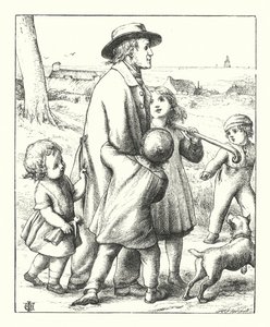 An Autumn Sabbath Walk by James Dawson Watson