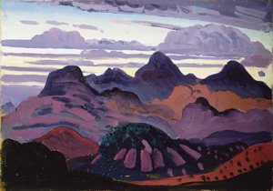 Deep Twilight, Pyrenees by James Dickson Innes