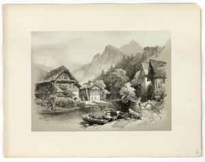 Brunnen, from Picturesque Selections by James Duffield Harding