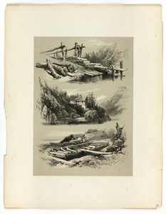 Lake of Uri and Brunnen, from Picturesque Selections by James Duffield Harding