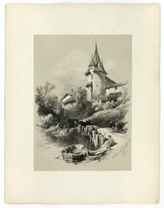 Nidan W. Neuchatel, from Picturesque Selections by James Duffield Harding