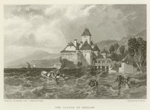 The Castle of Chillon by James Duffield Harding