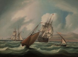 First Rater and Other Shipping off the Spanish Coast