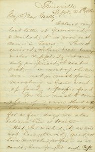 Letter from James E. Love to Molly, September 28-30, 1862