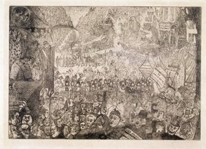 The Entry of Christ into Brussels by James Ensor