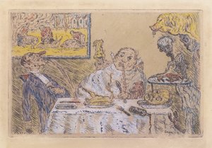 Gluttony by James Ensor