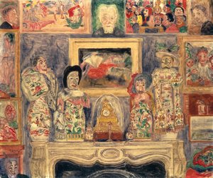 Interior with Three Portraits by James Ensor