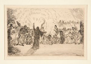 Christ and the Beggars by James Ensor