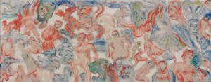 Monstres Entrelaces Decousus, Entrelardes (A) by James Ensor