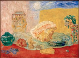 Shells, Roses, and Vases by James Sidney Ensor