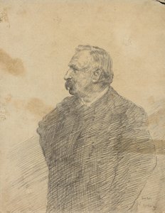 Portrait of Ernest Rousseau by James Ensor
