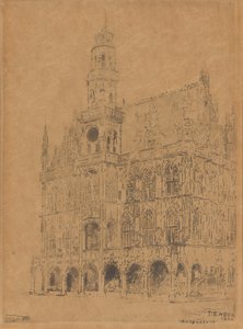 Town-Hall of Oudenaarde by James Ensor