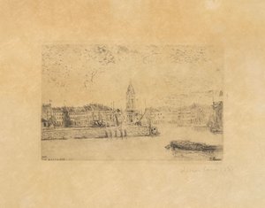 View of Ostend in the East by James Ensor