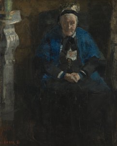 Woman with Blue Shawl by James Ensor