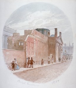 Part of a Wall of the Old British Museum, Bloomsbury, London