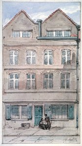 View of no 2 Blackhorse Alley, Fleet Street, City of London