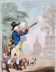 A Good Shot, or Billy-Ranger the Game-Keeper in a Fine Sporting Country by James Gillray